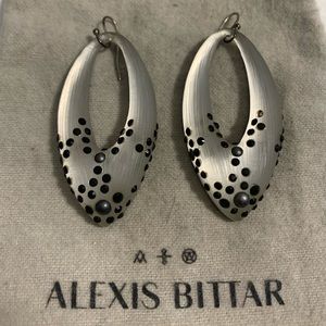 Alexis Bittar Tapered Hoop Earrings